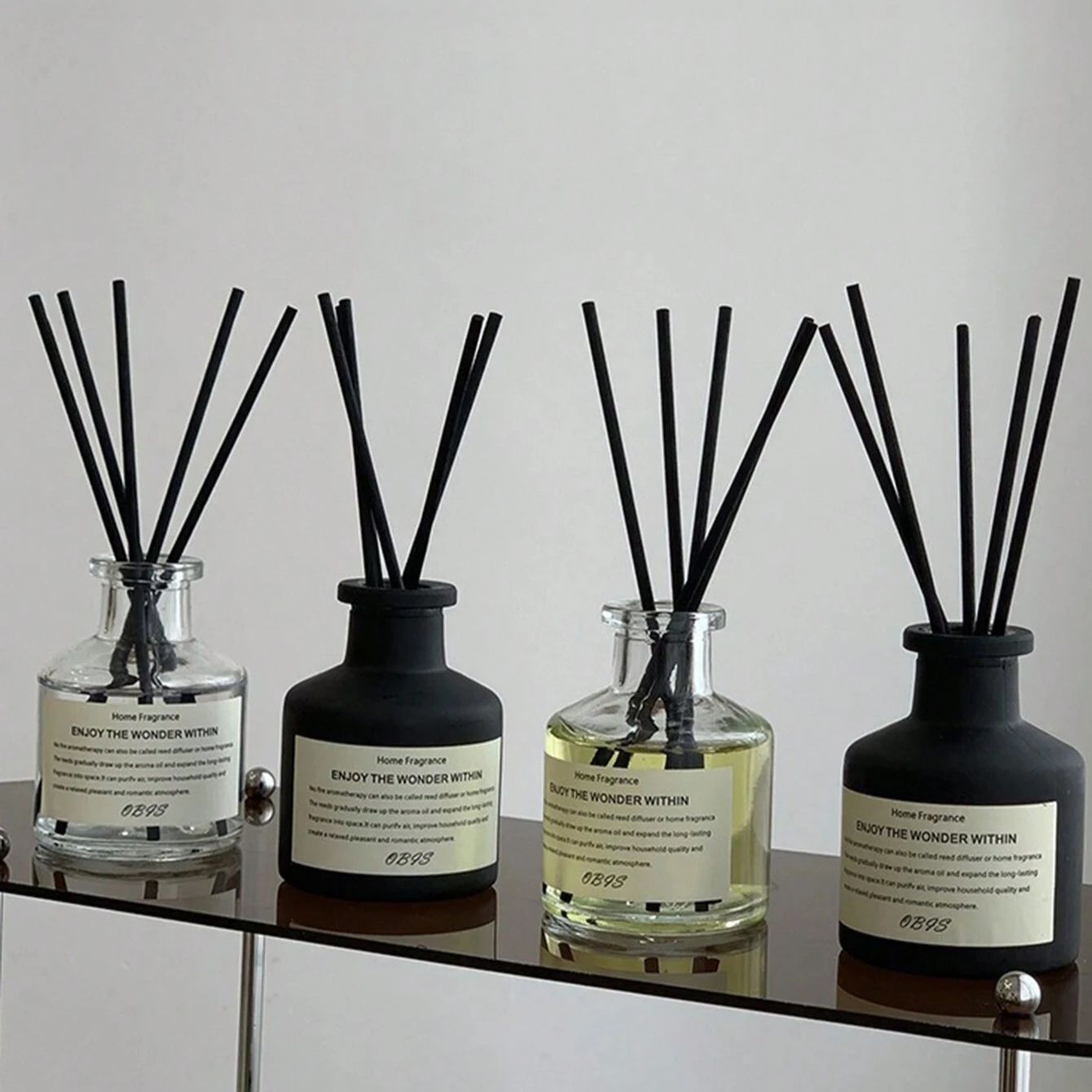 Home Fragrance Jasmine Diffuser - 50ml Senza Fiamma Casa Fragranza Camera